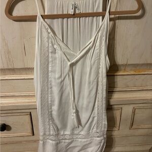 Mudd White Boho Tank. Size S Juniors. EUC